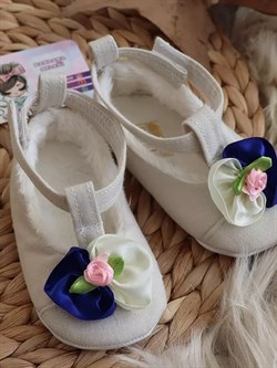 Papulin Beyaz Bebek Patik Ayakkabı