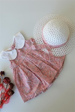 Pembe Renkli Şapkalı Bebek Takım Elbise